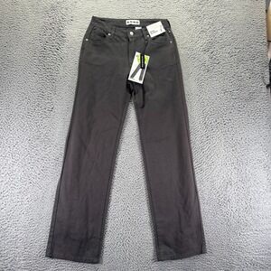 Vintage 90's Song Jeans Womens 0 Black Cotton Denim Straight Mid-Rise Workwear